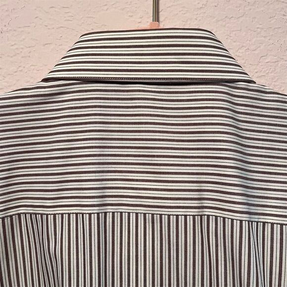 NWOT. Geoffrey Beene Men's 2XL Multicolor Striped Long Sleeve Shirt Casual. - Picture 5 of 6